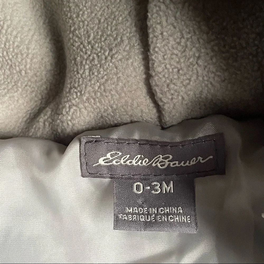 Eddie Bauer Blue Bunting Bag Snowsuit Size 0-3 Months Unisex